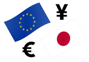 Fare trading sul tasso di cambio Euro / Yen (EUR/JPY)